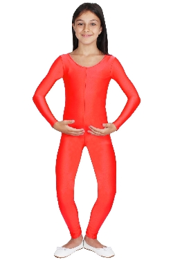 TUTA DANZA ACCADEMICA LYCRA ROSSA BAMBINA